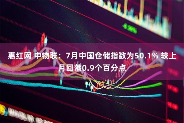 惠红网 中物联：7月中国仓储指数为50.1% 较上月回落0.9个百分点
